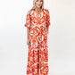 Michola Dress - Pumpkin Brocade