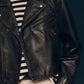 Perfect Leather Jacket-Worn Black