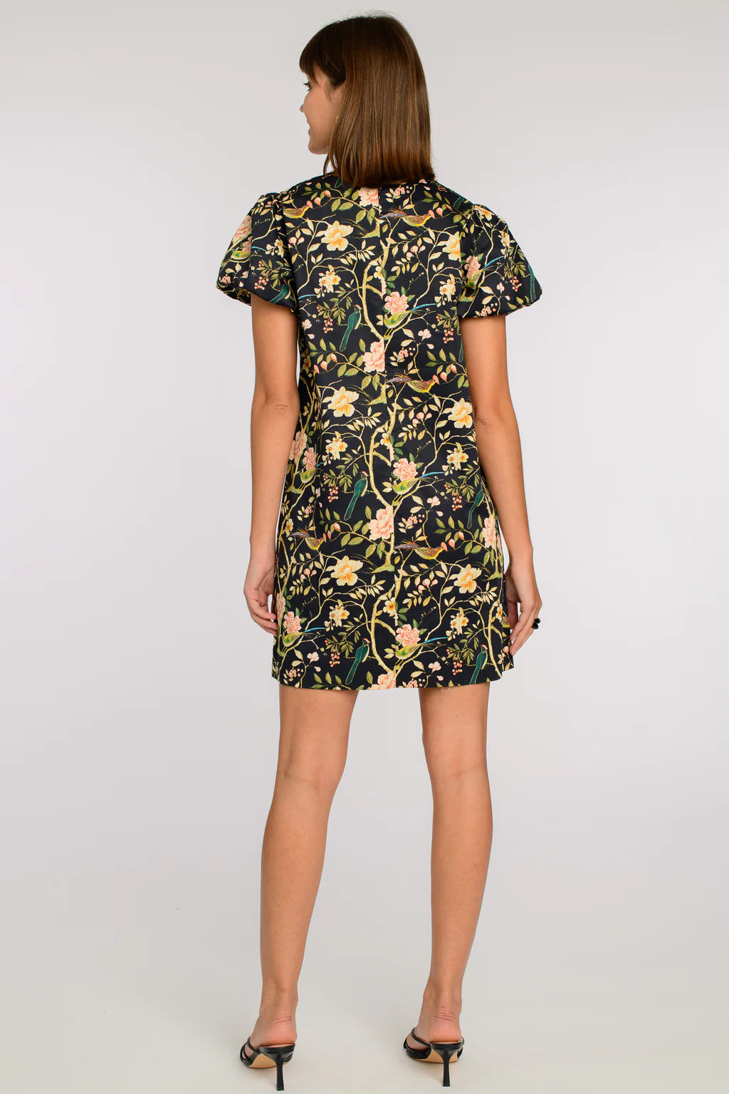 Louisa Dress in Chinoiserie Black