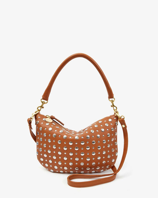 Petit Moyen Messenger - Cuoio Nappa w/ Studs