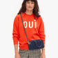 Oui Sweatshirt - Blood Orange