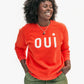 Oui Sweatshirt - Blood Orange