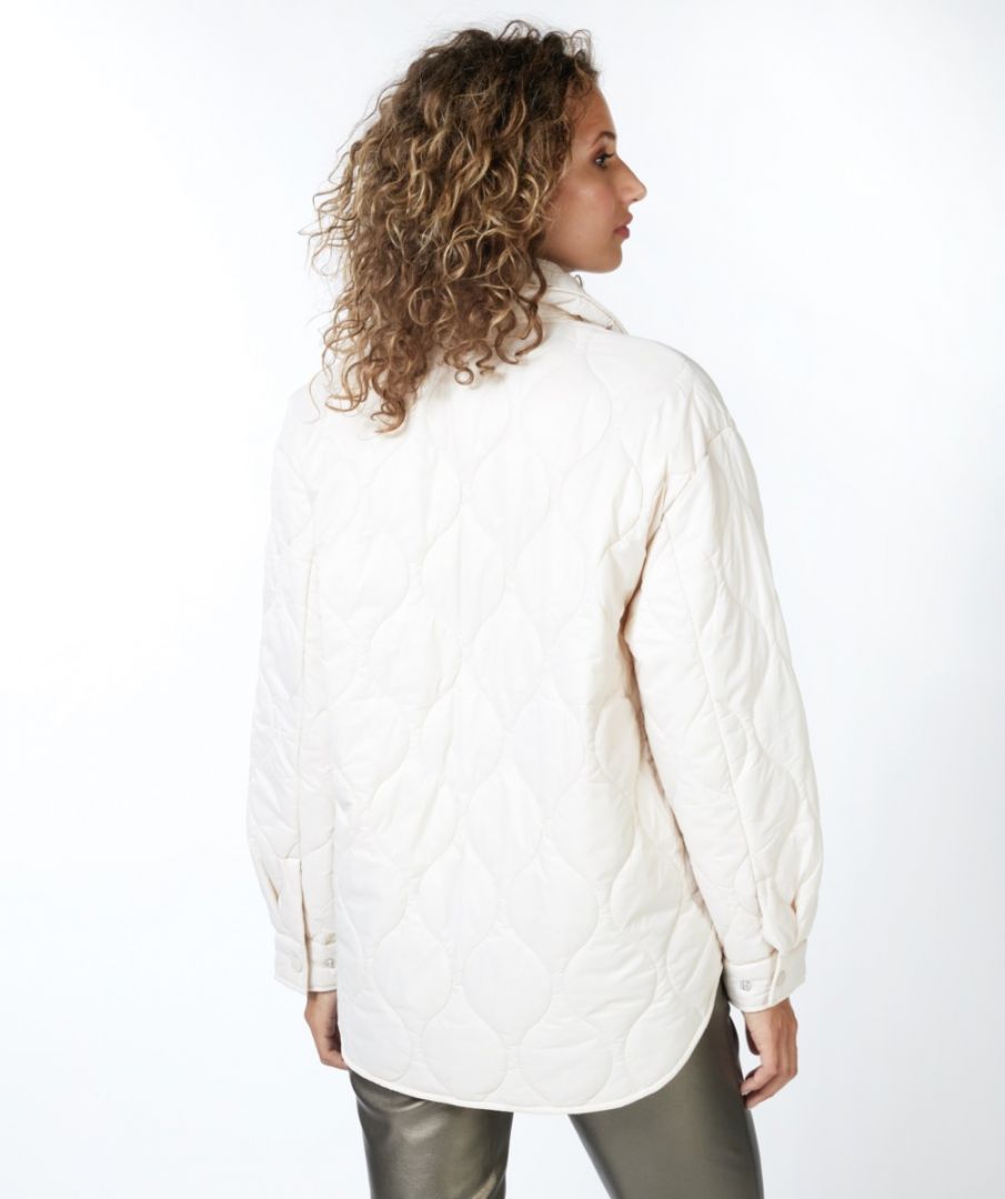 Dahlia Quilted Jacket - Ivory