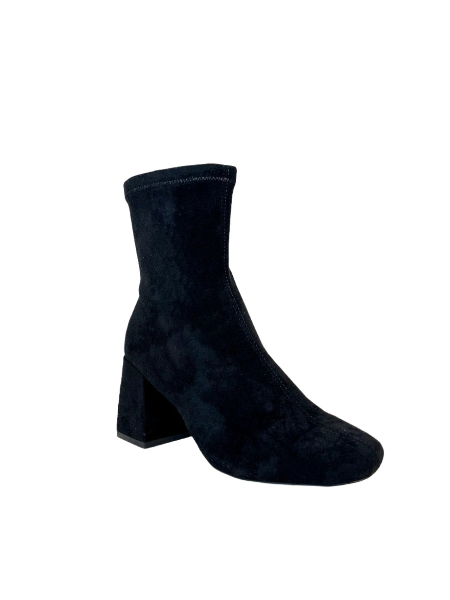 Carina Boot - Black Suede