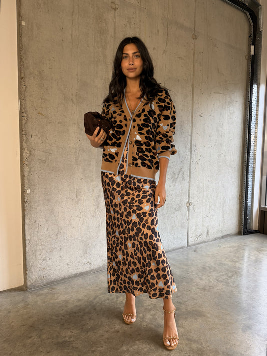 Heart Leopard Cardigan