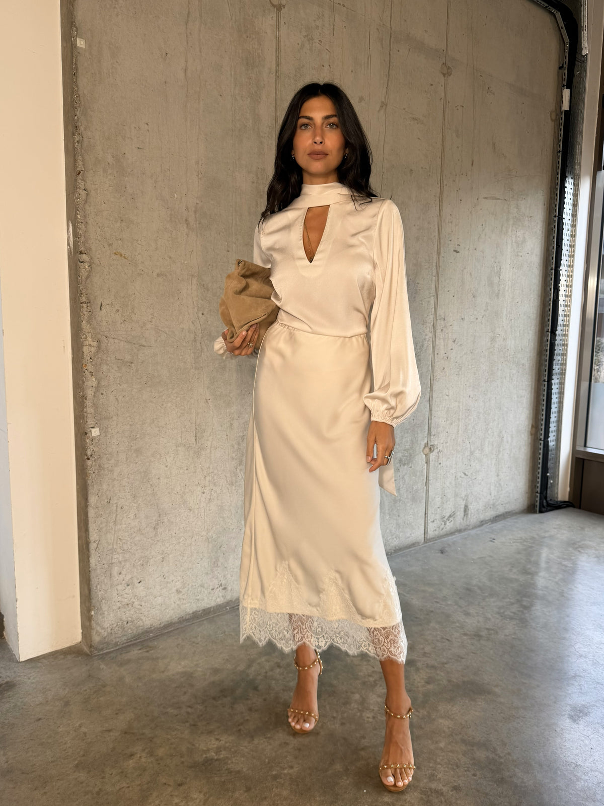Cream Maeva Skirt