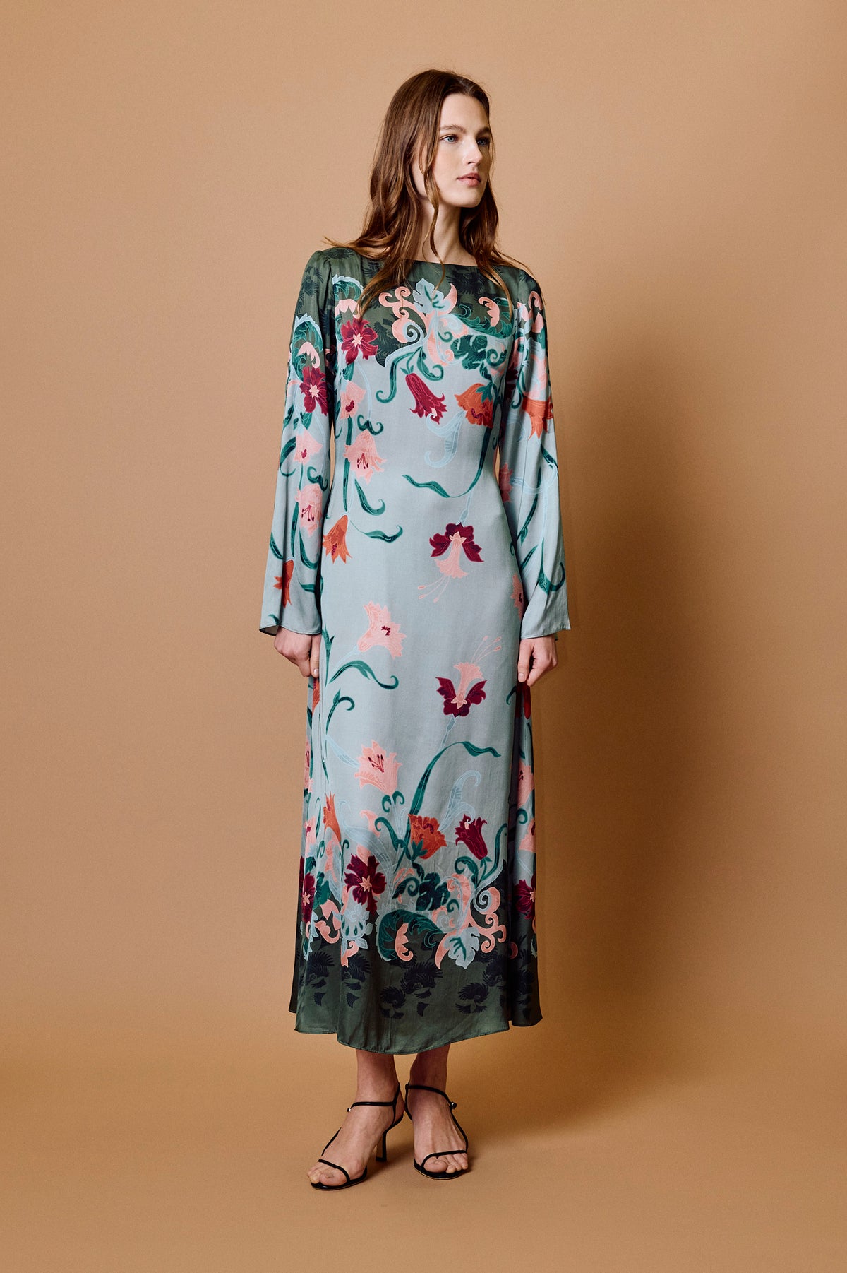 Isobel Ankle Dress - Lys