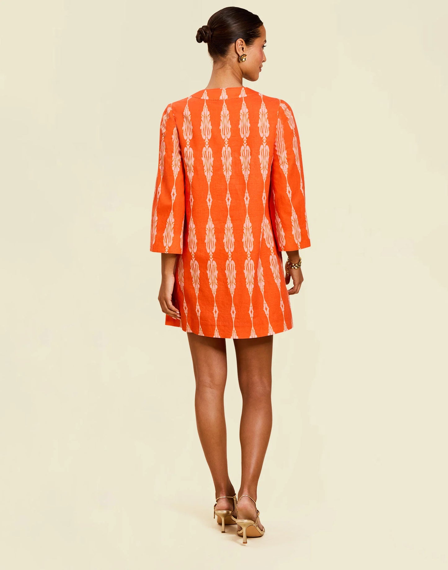 Ines Caftan Mini - Hibiscus