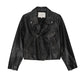 Perfect Leather Jacket-Worn Black