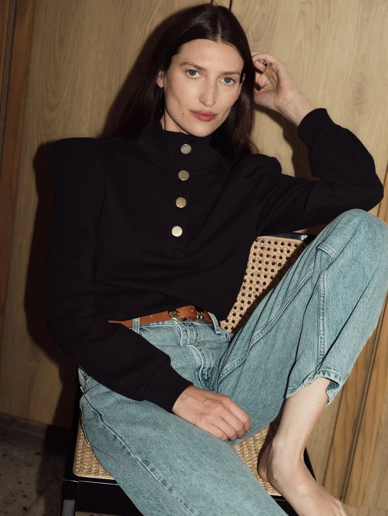 Jessie Sweatshirt - Jet Black