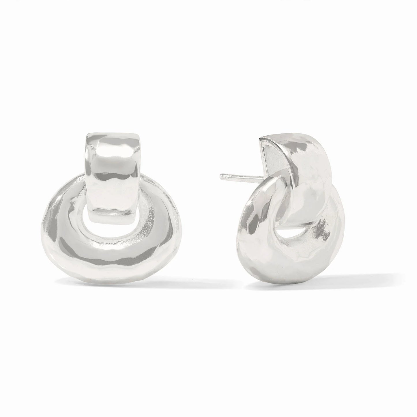 Avalon Demi Doorknocker Earring - Silver
