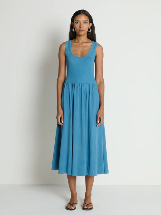 Karla Midi Dress - Indigo