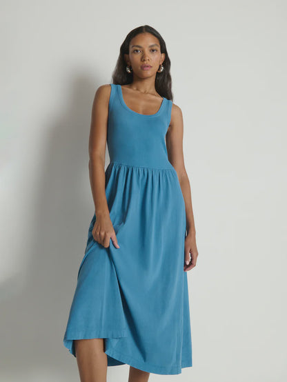 Karla Midi Dress - Indigo