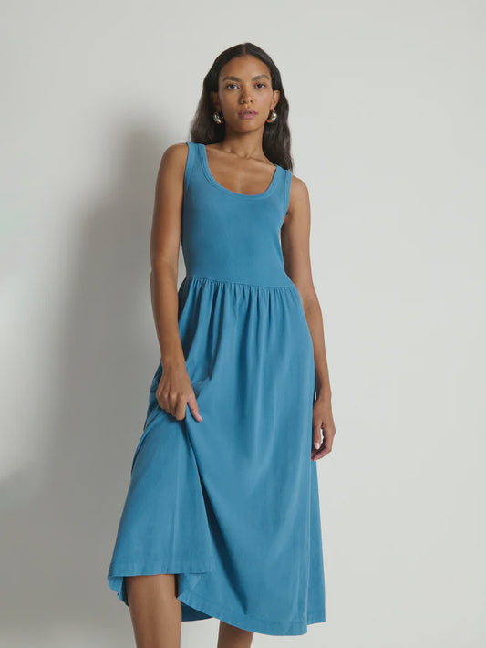 Karla Midi Dress - Indigo
