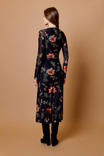 Katya Midi Dress - Chant Des Fleur
