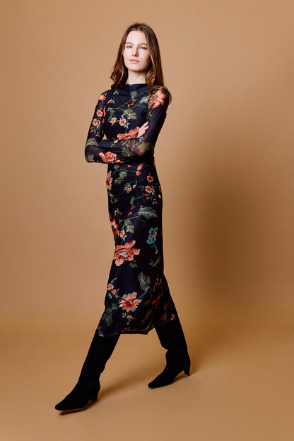 Katya Midi Dress - Chant Des Fleur