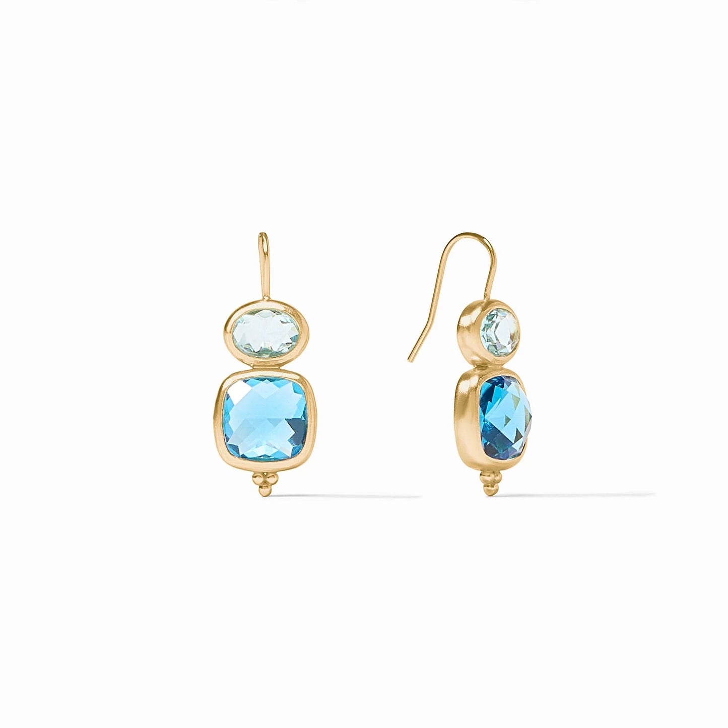 Kaleidoscope Earring - Iridescent Clear Crystal