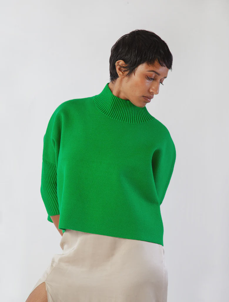 Mighty Green Aja Sweater