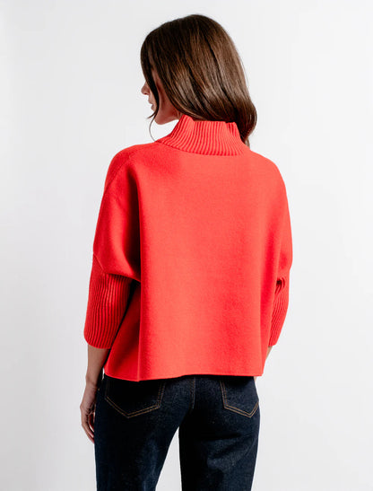 Orange Flambe Aja Sweater