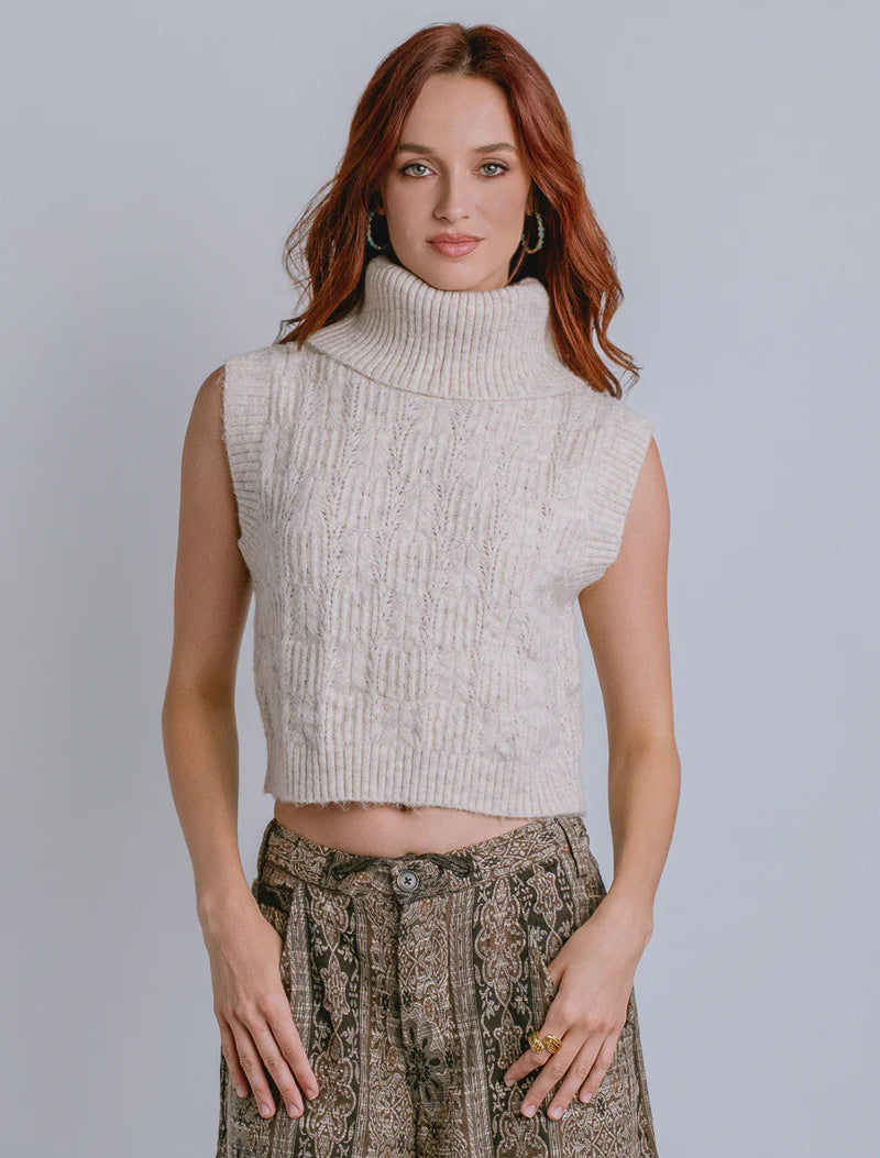 Oatmeal Marlene Top