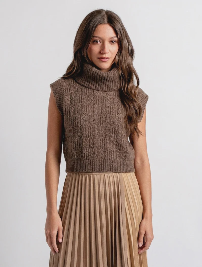 Shitake Brown Marlene Top