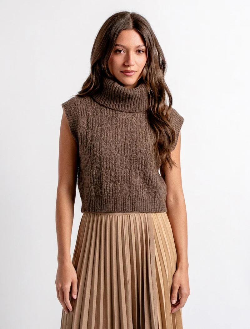 Shitake Brown Marlene Top
