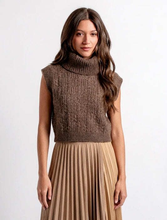 Shitake Brown Marlene Top