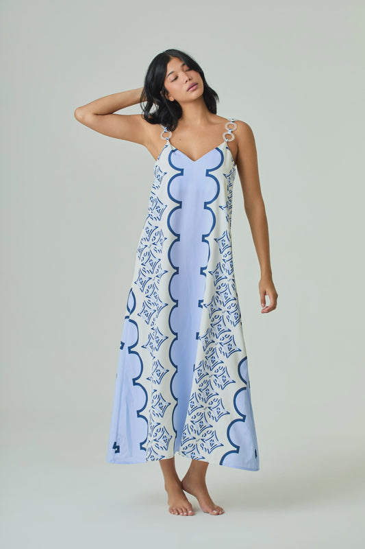 Patricia Dress - Cerulean