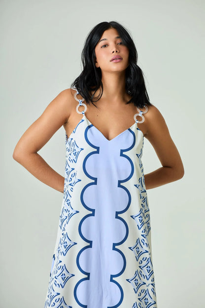 Patricia Dress - Cerulean