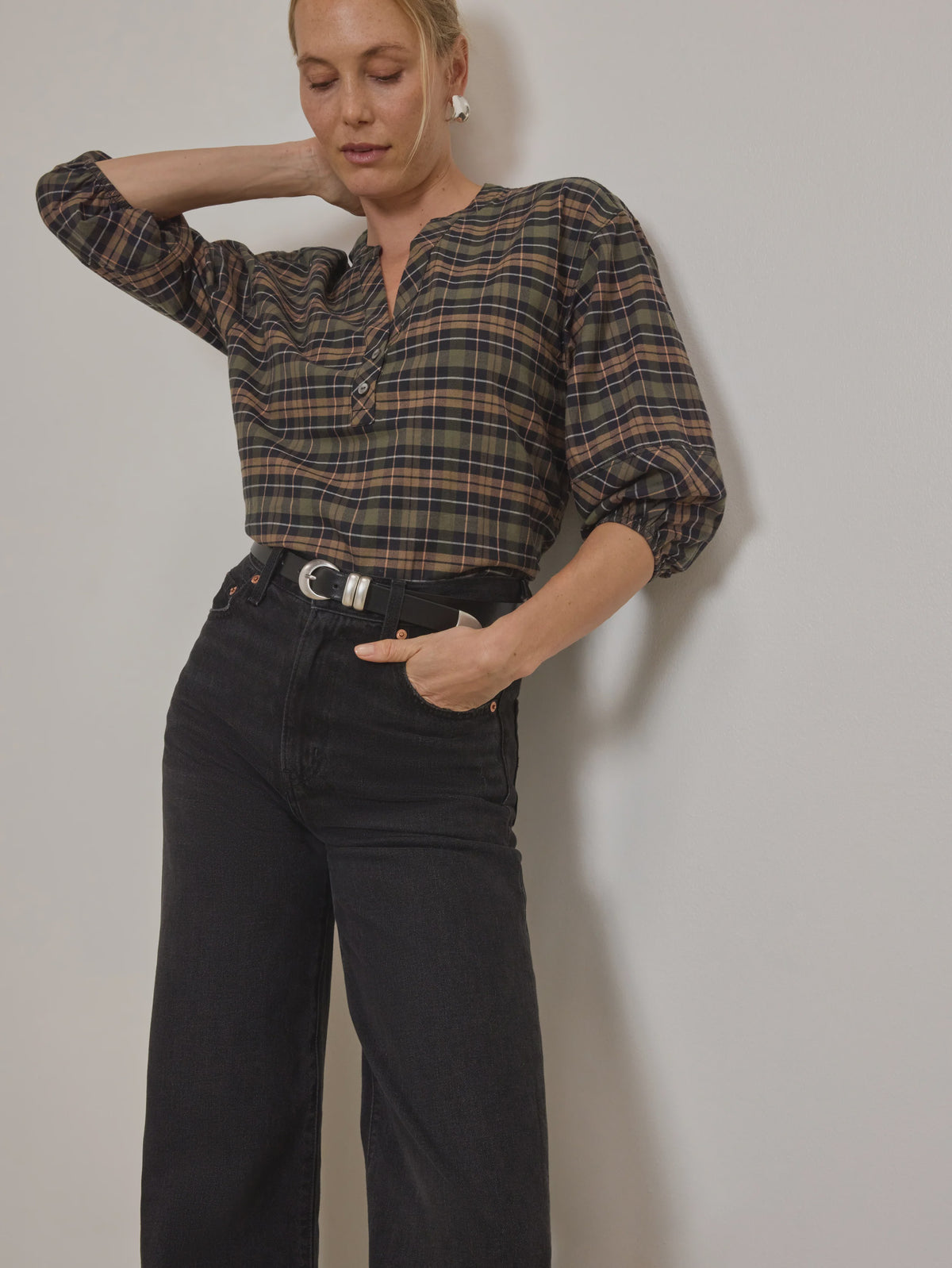 Malgo Top-Tartan Plaid
