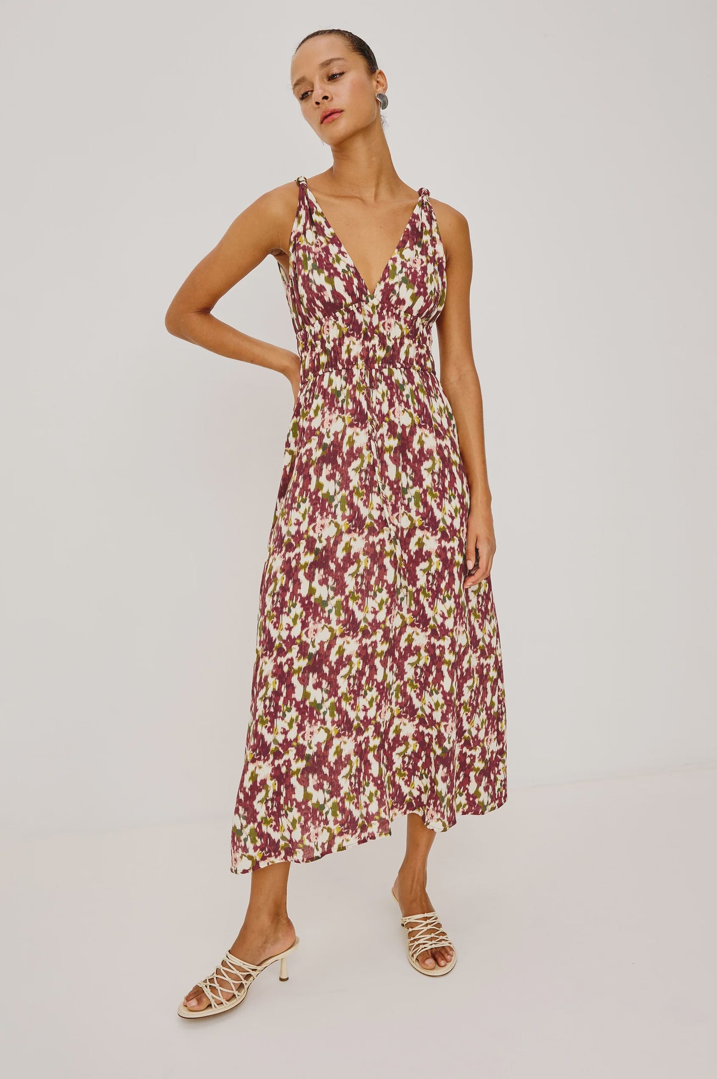 Marciana Dress - Cardinal Floral