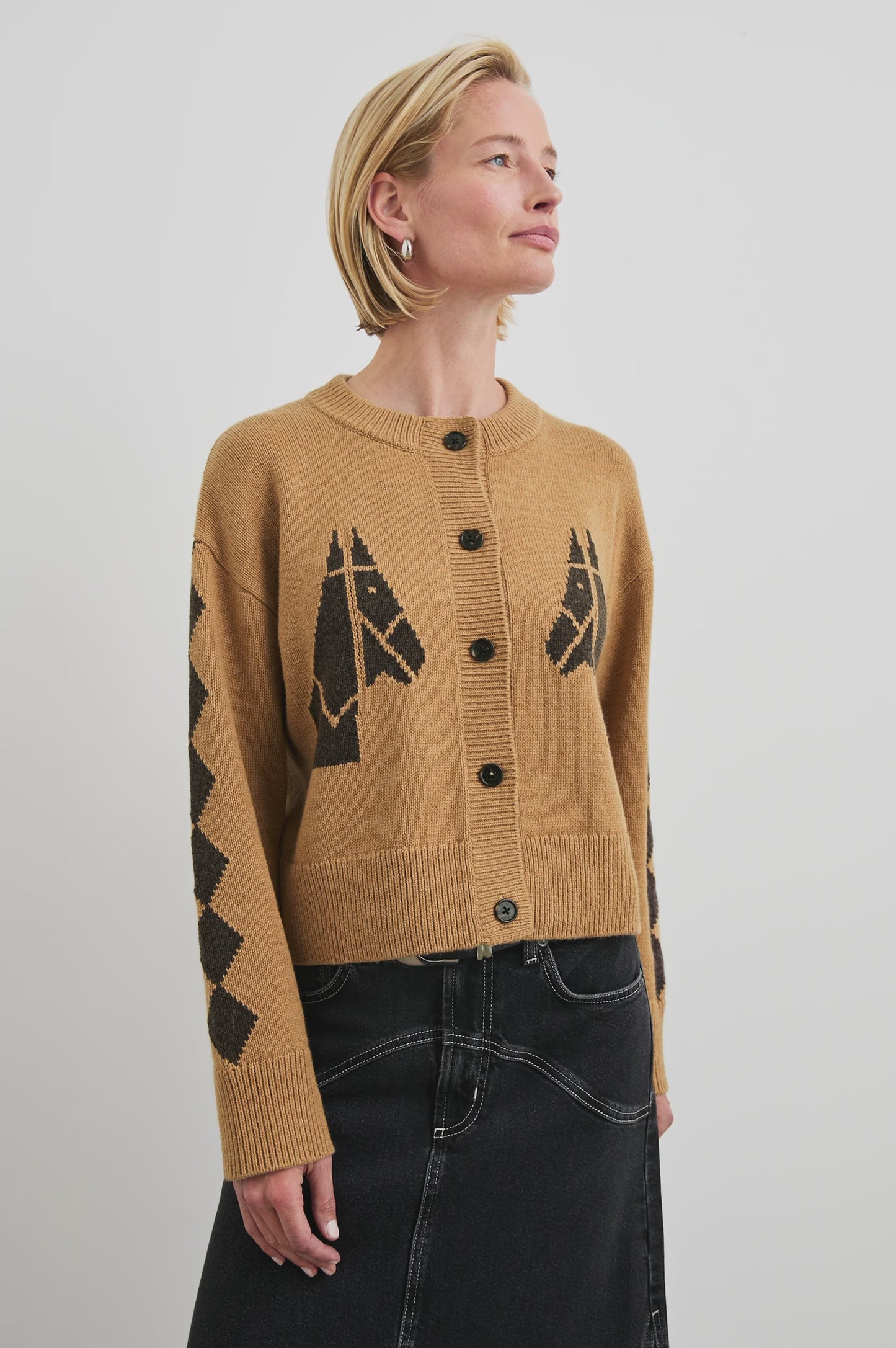 Mavie Cardigan- Camel Stables