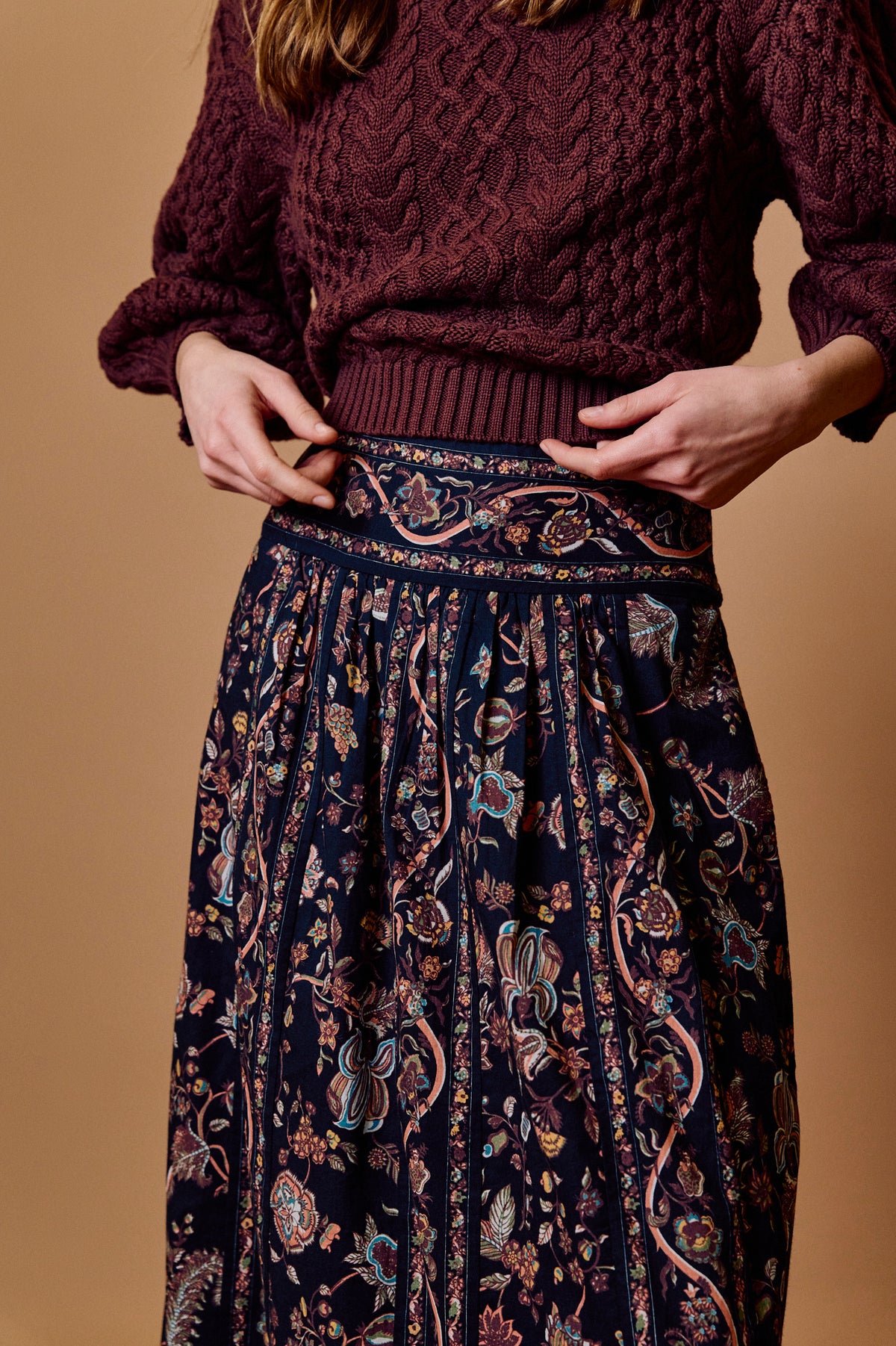 Morgan Midi Skirt - Bois