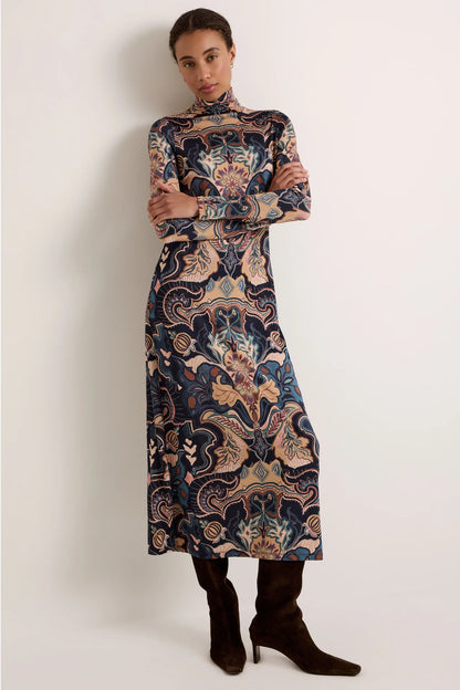 Paxton Dress - Saddle