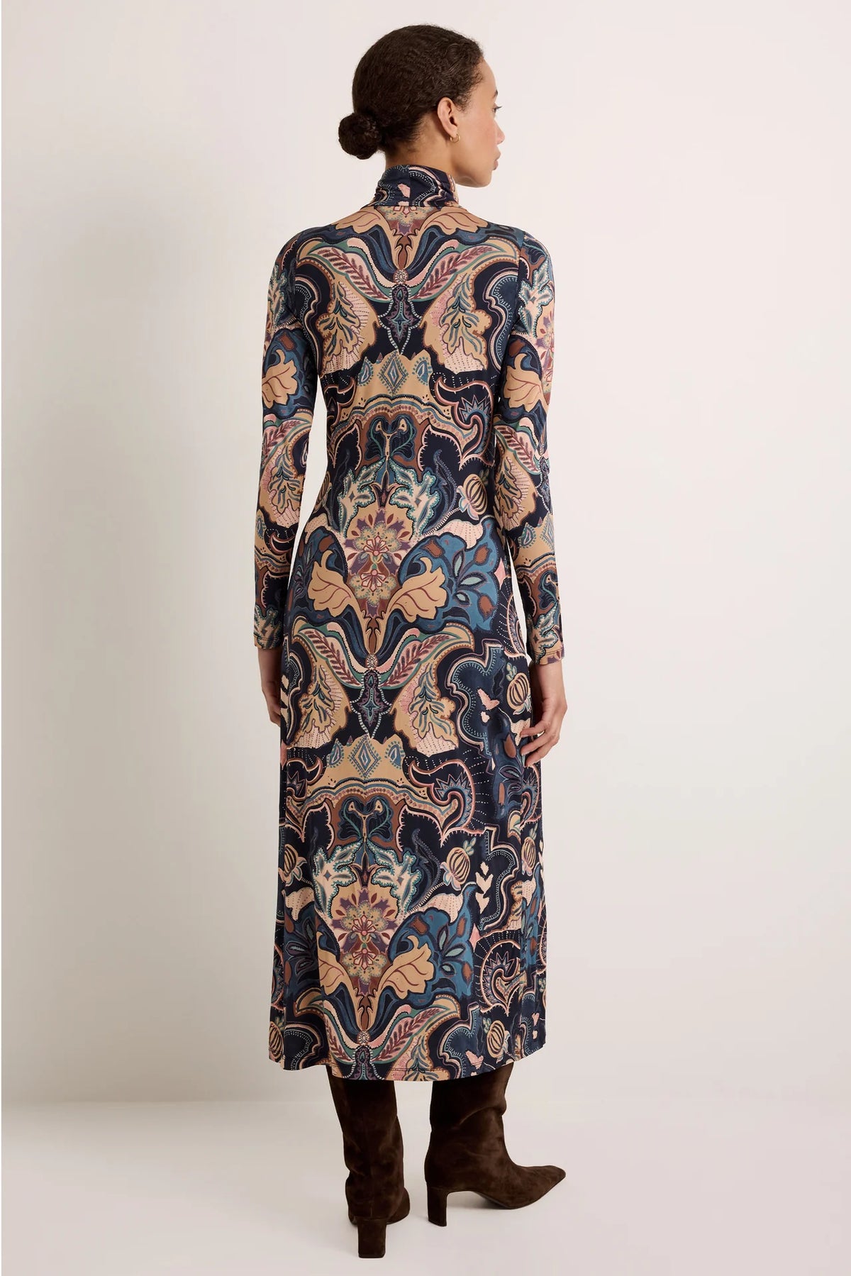 Paxton Dress - Saddle