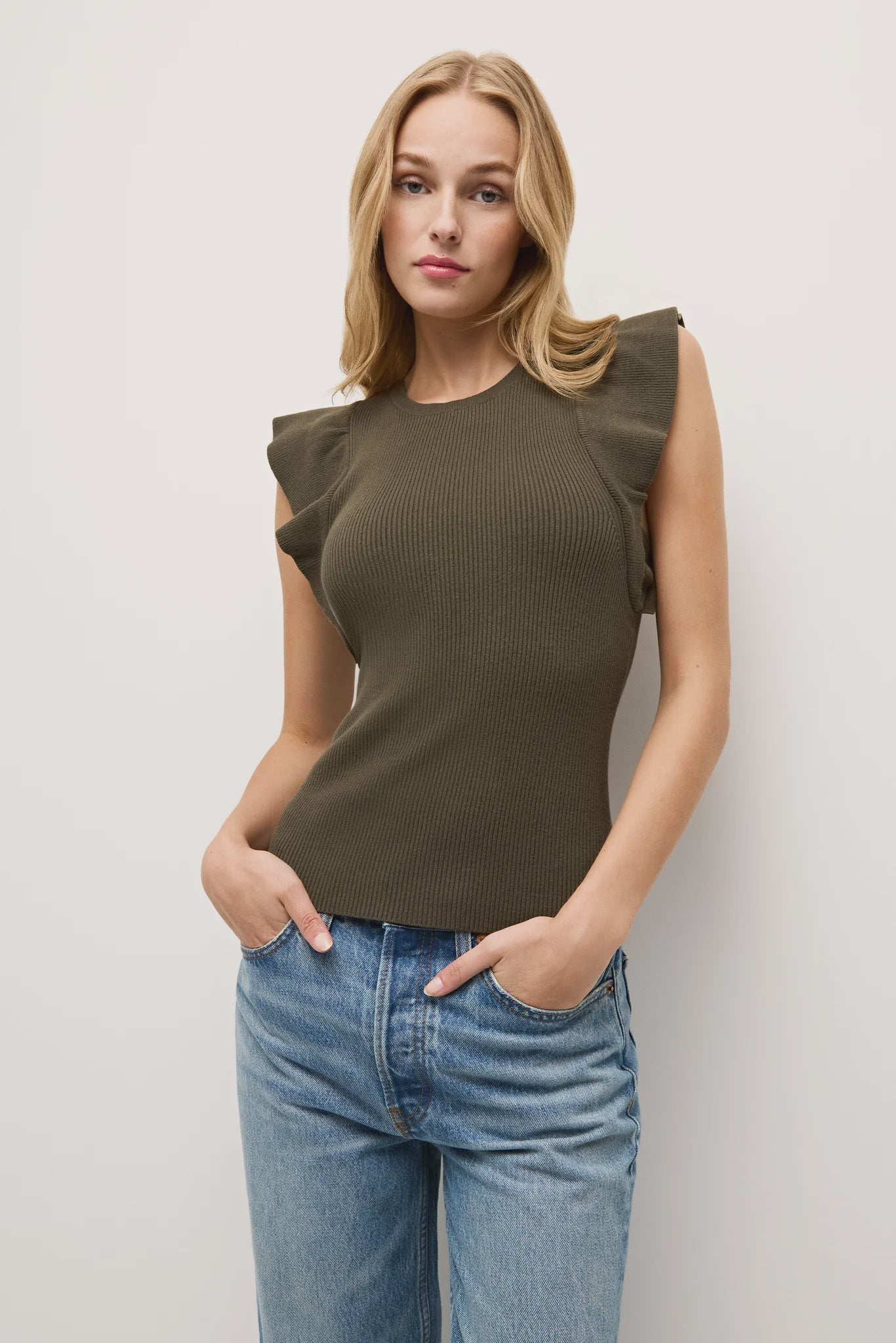 Rory Top - Juniper Green
