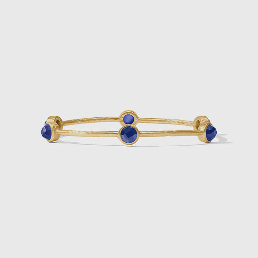 Milano Luxe Bangle - Iridescent Sapphire Blue