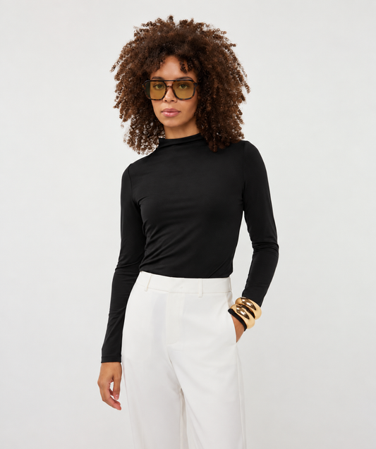 Reese Mock Neck Top