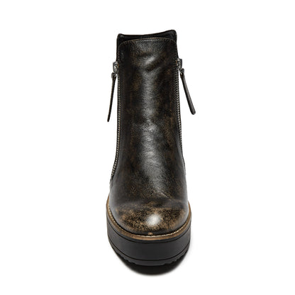Nene Platform Boot - Smokey Black