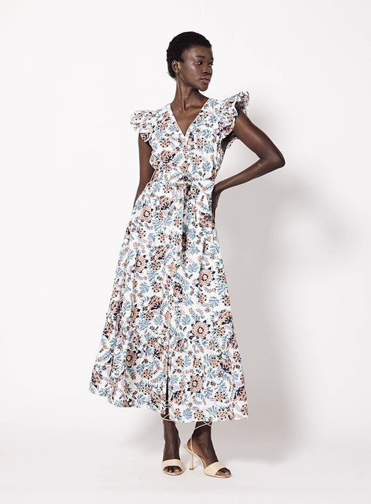 Noricel Ankle Dress - Miramonte Print