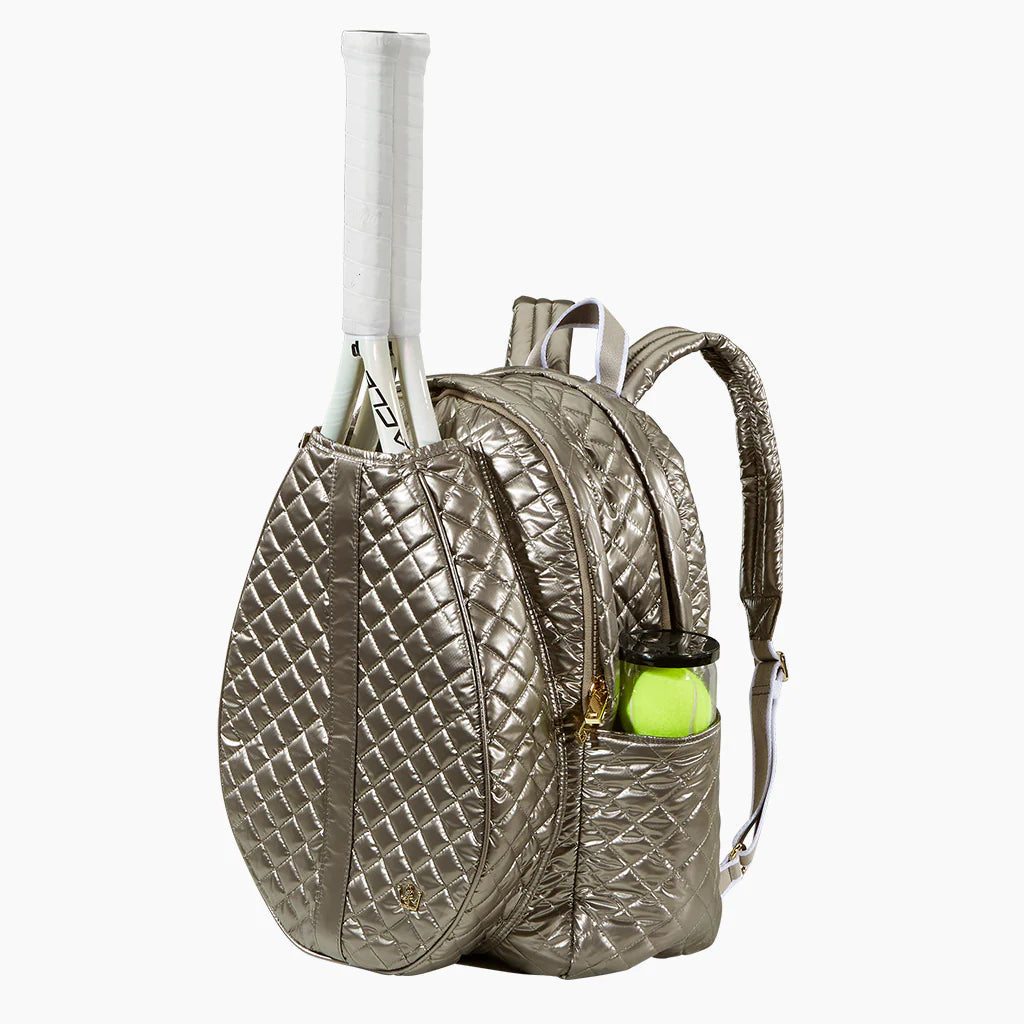 Metallic Taupe 24 + 7 Tennis Backpack