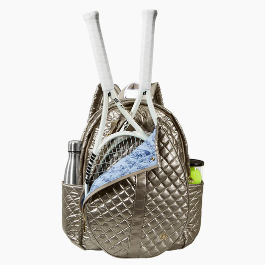 Metallic Taupe 24 + 7 Tennis Backpack