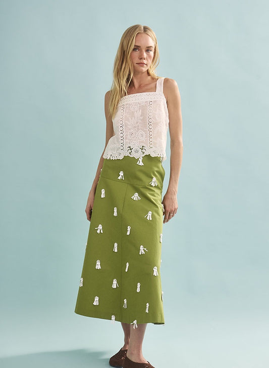 Ida Skirt - Palm Sand Dollars