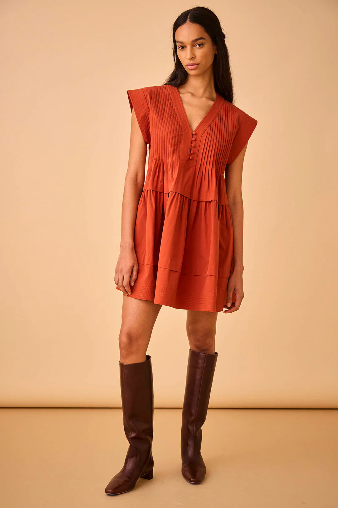 Parker Dress - Burnished Copper