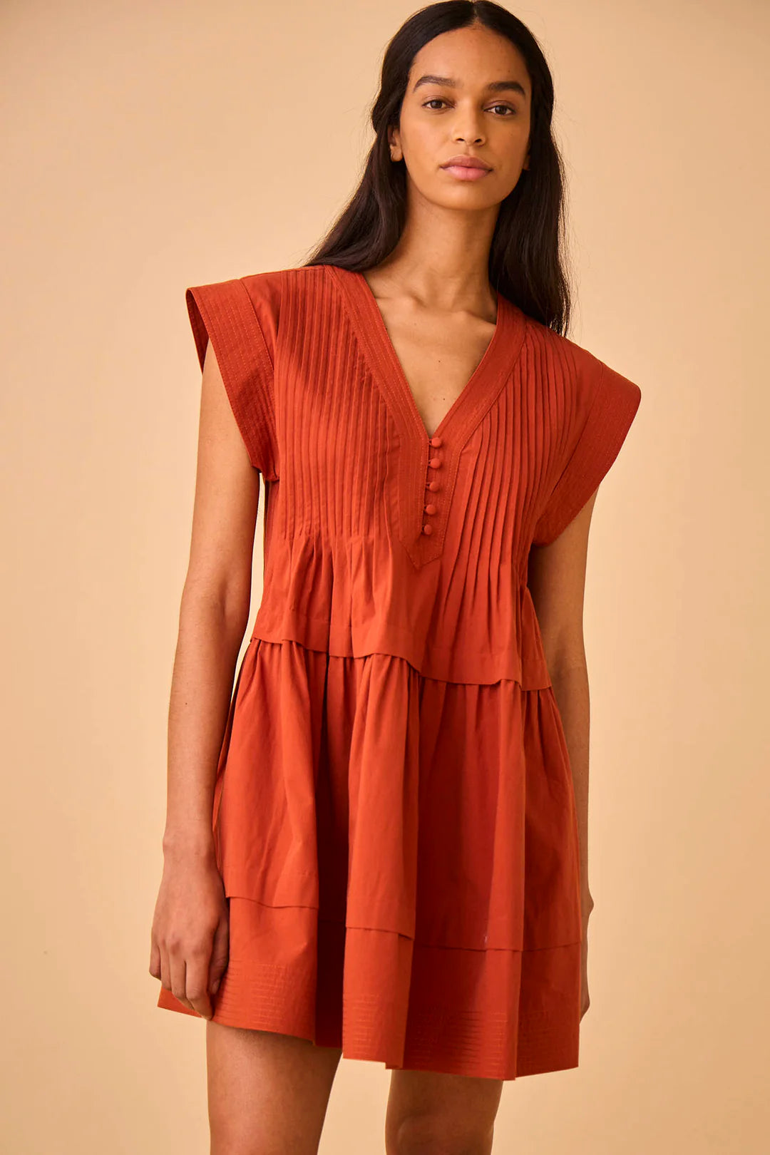 Parker Dress - Burnished Copper