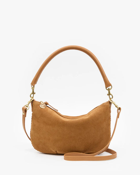 Petit Moyen Messenger - Suede w/ Whipstitch