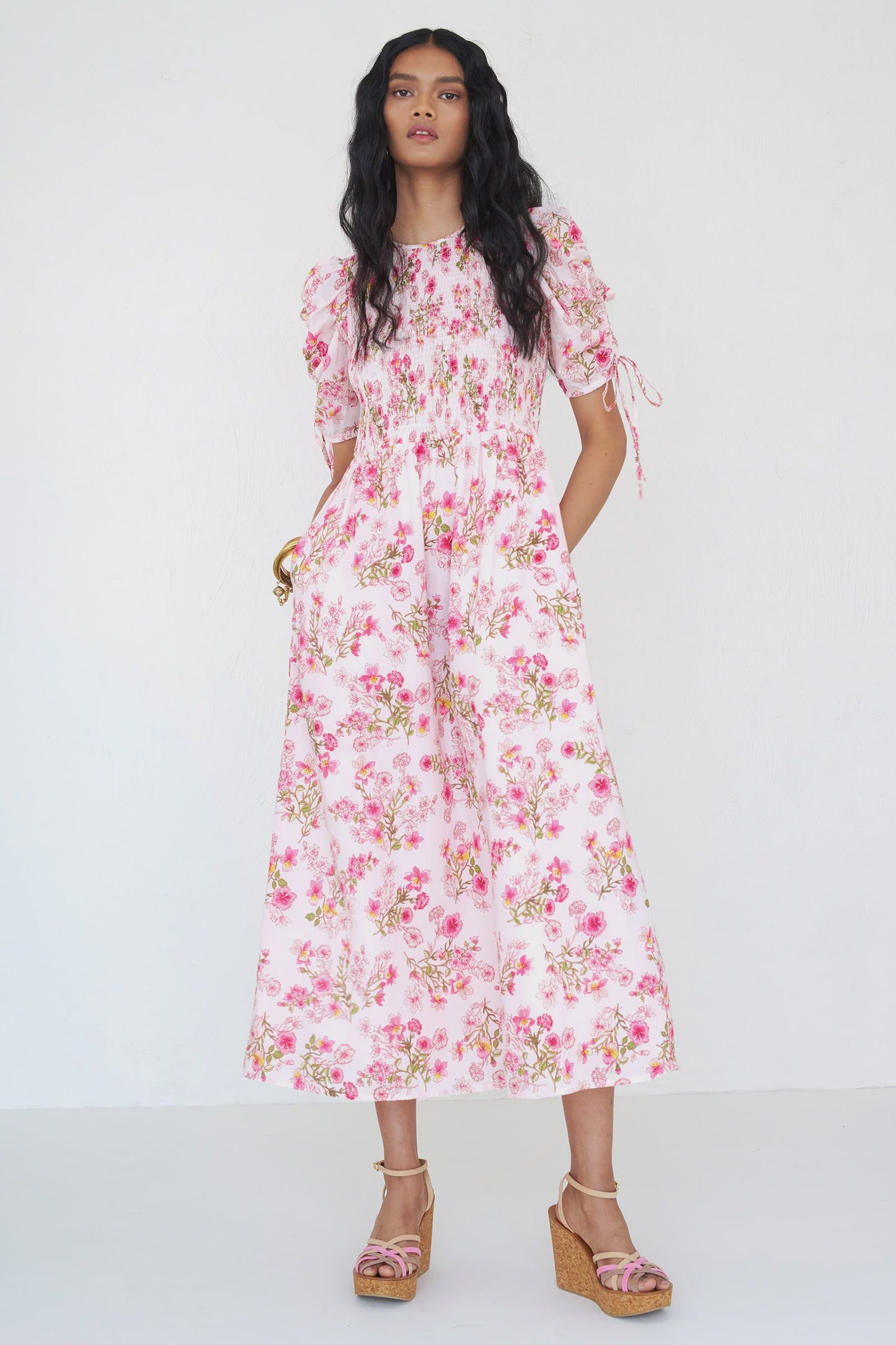 Queenie Dress - Burdock Peony