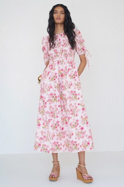 Queenie Dress - Burdock Peony