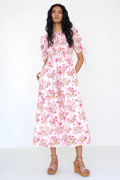 Queenie Dress - Burdock Peony