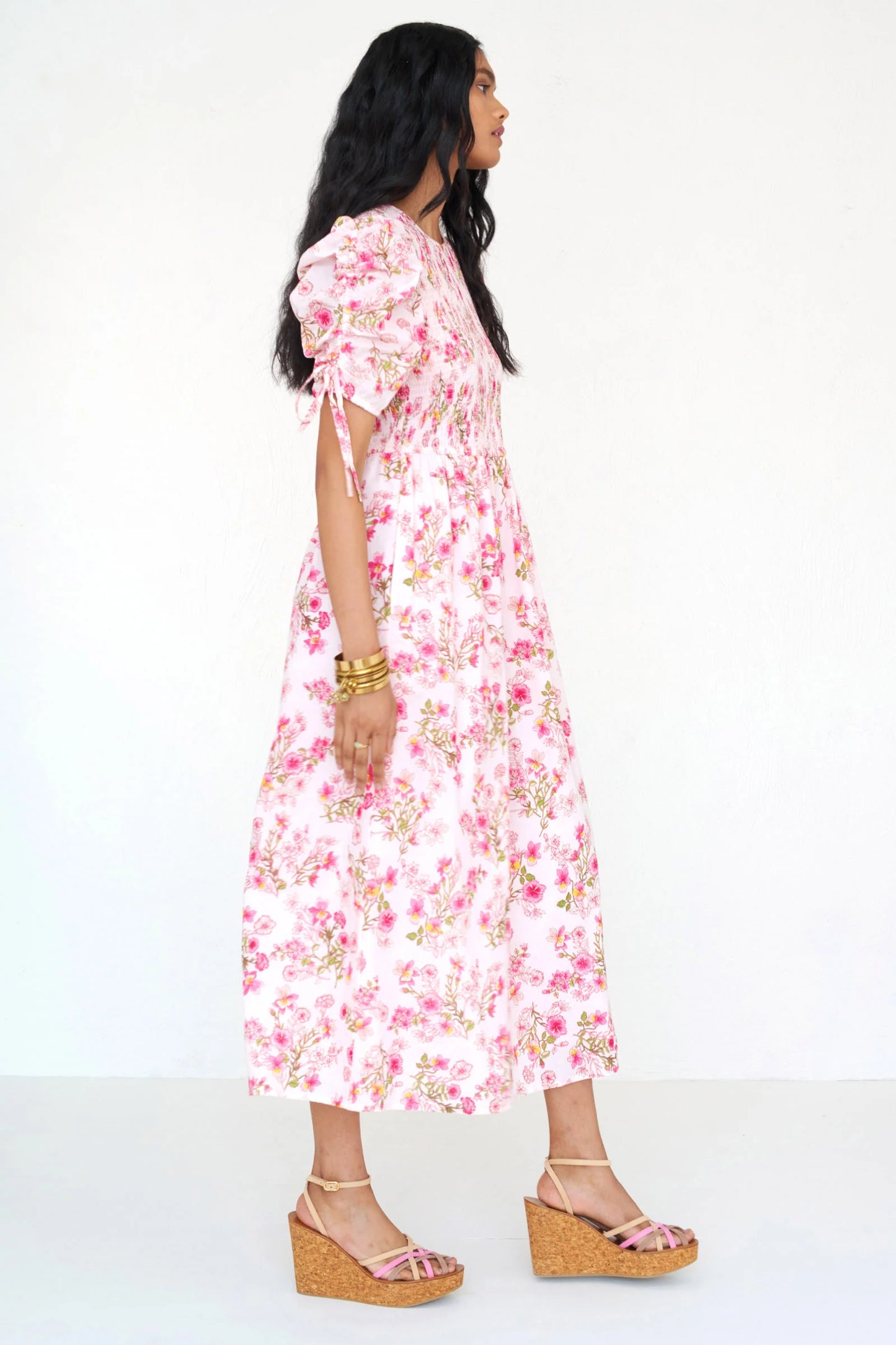 Queenie Dress - Burdock Peony